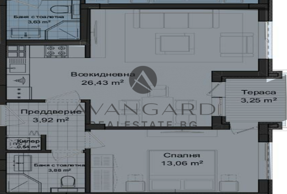 BARGAINFUL! TWO-ROOM NEW BUILDING