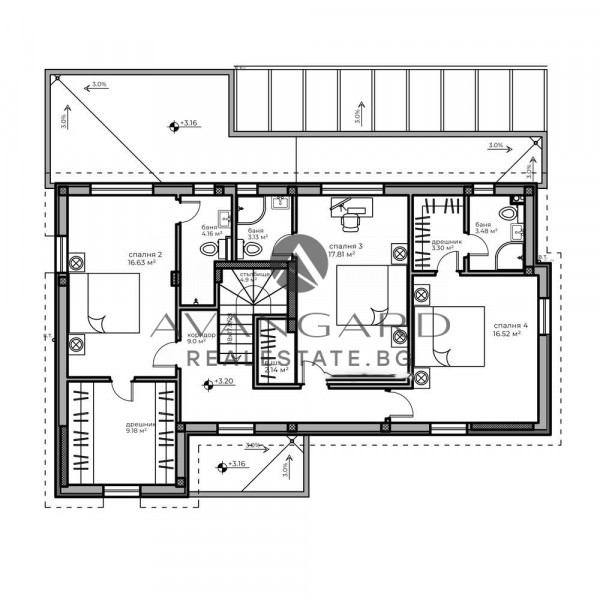 A separate two -storey house in front of act16