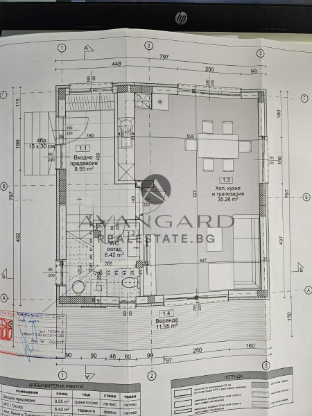 САМОСТОЯТЕЛНА ДВУЕТАЖНА КЪЩА С ДВОР с. Марково