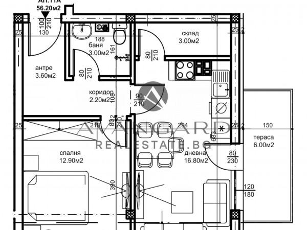 2-room apartment