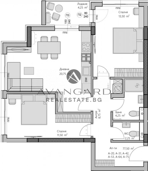 ТОП ЛОКАЦИЯ! Тристаен луксозна сграда