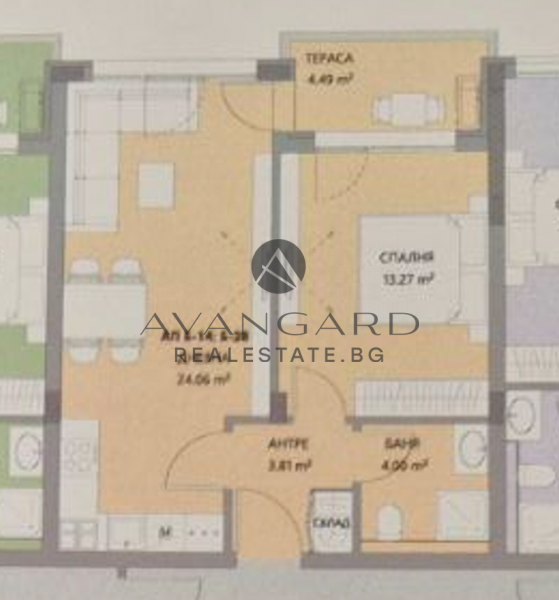 Two -bedroom apartment