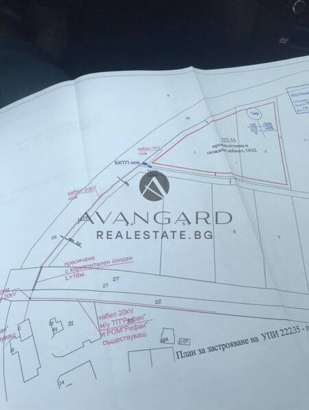 Industrial plot with a visa for construction to the Trakia AM !!!