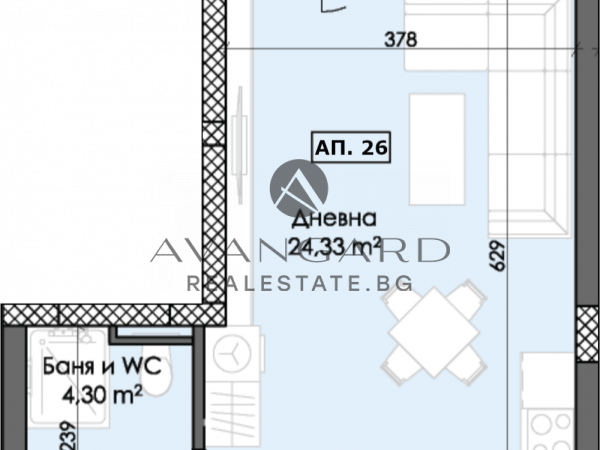 One bedroom apartment