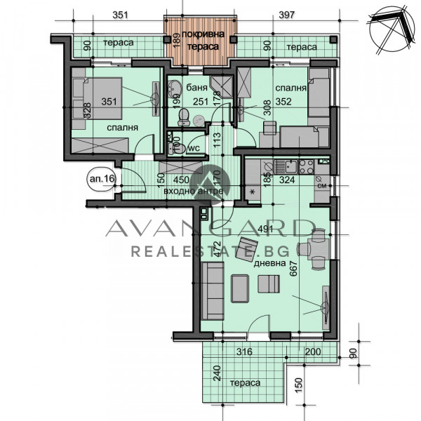 Benefit! Two -bedroom with garage act 16