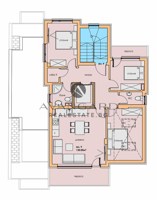 Four -bedroom apartment / judges