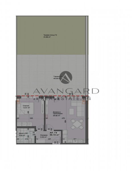 ДВУСТАЕН  АКТ 16! ВЕРАНДА И СОБСТВЕН ДВОР!