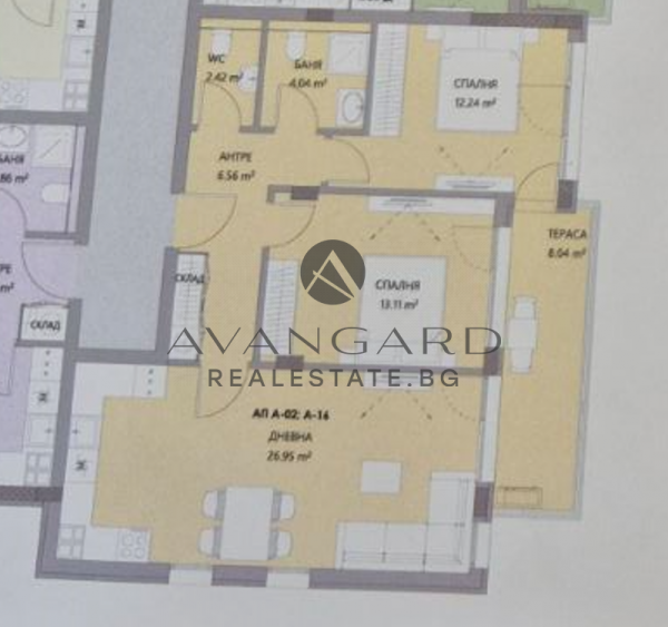 Two -bedroom apartment