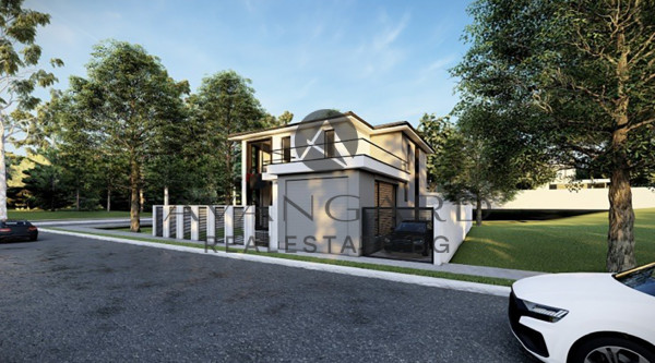 Two -storey house in front of act15 Belomorski