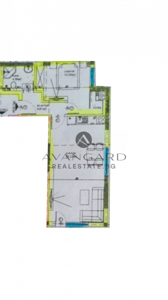 One -bedroom apartment with act 16