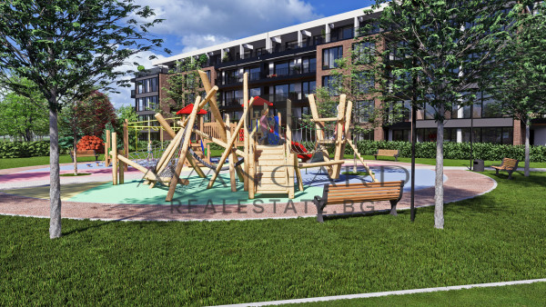 New buildings near Maritza river