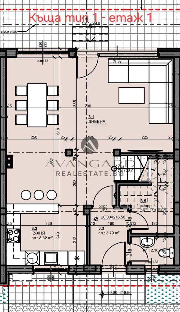 Single -family two -storey house / Belashtitsa