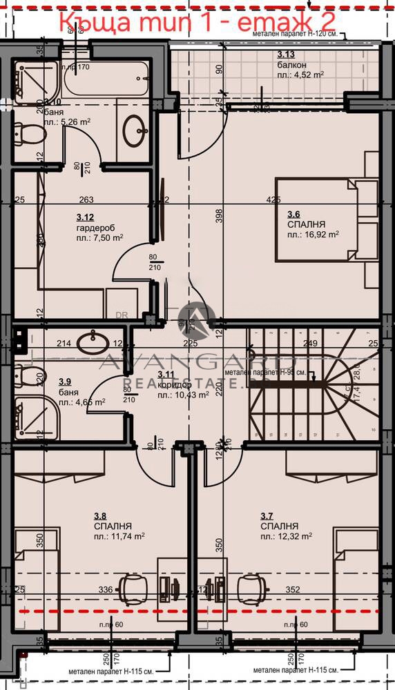 Single -family two -storey house / Belashtitsa