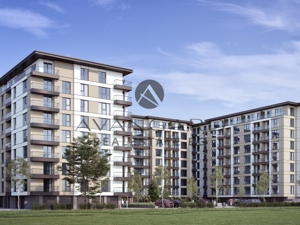 One-bedroom apartment in a luxury building