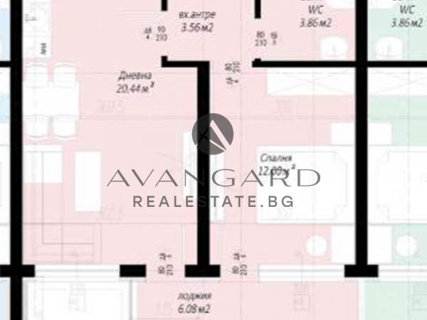 One -bedroom apartment / Belomorski