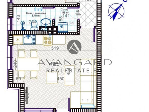 Two bedroom with act14! Smirnenski!