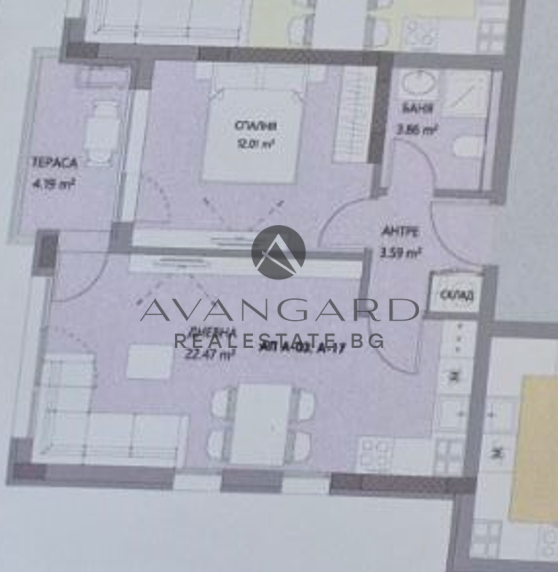 Two -bedroom apartment