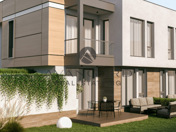 Two -storey house in front of Act16 Markovo village