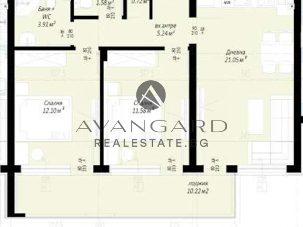 A two -bedroom apartment / Belomorski