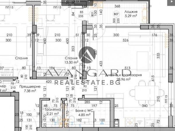 A two -bedroom with south!