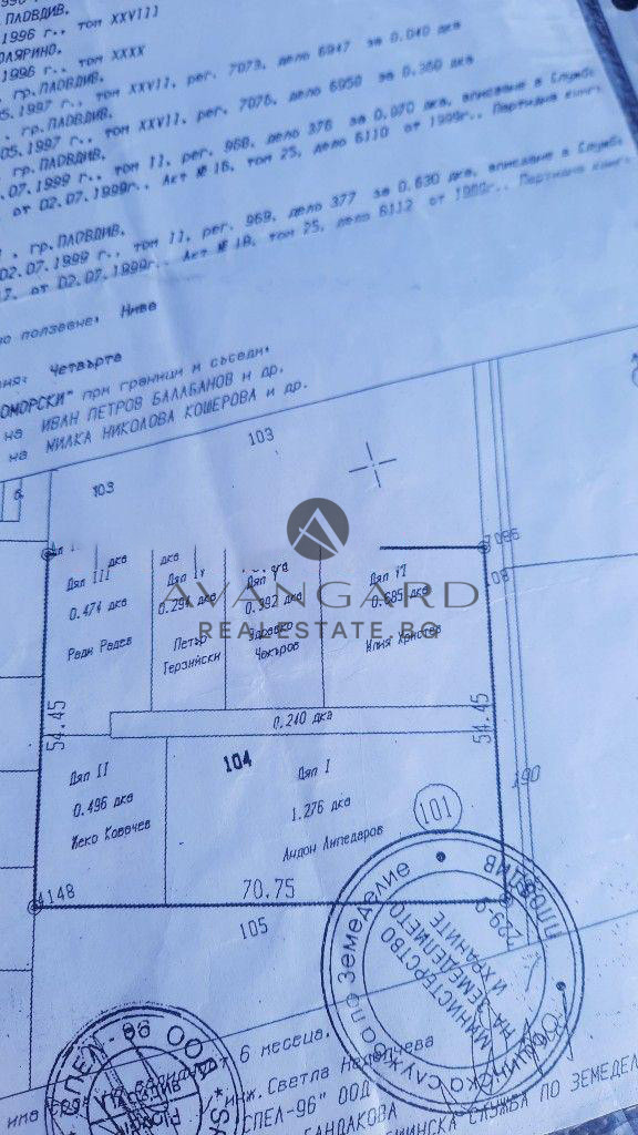 ПАРЦЕЛ в кв.БЕЛОМОРСКИ!