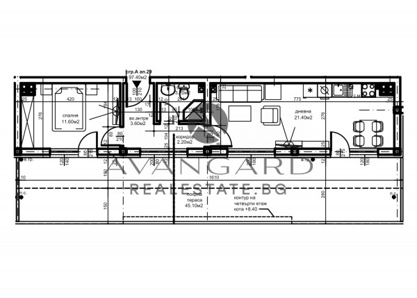 Two -bedroom apartment