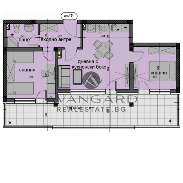 BARGAINFUL! THREE-ROOM APARTMENT WITH PARKING SPACE IN FRONT OF ACT 15