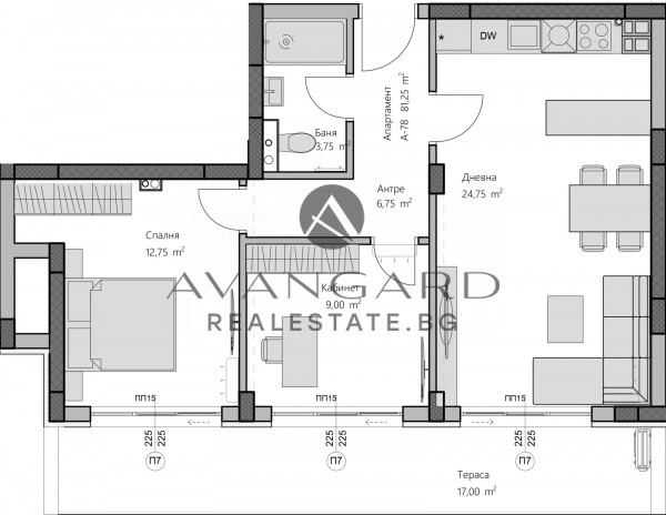 ТОП ЛОКАЦИЯ! Тристаен луксозна сграда