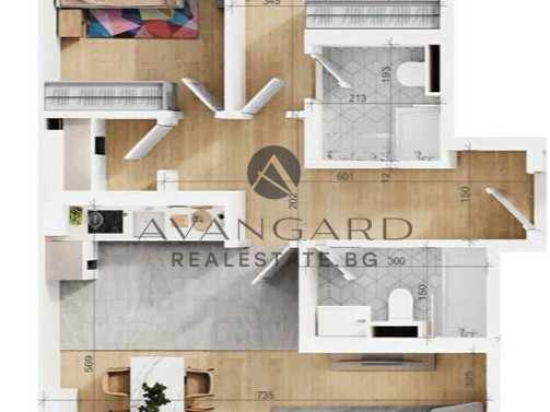 ПРОСТОРЕН ТРИСТАЕН С АКТ16 / НОВА СГРАДА