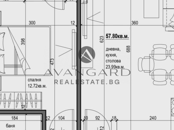 ДВУСТАЕН АПАРТАМЕНТ С АКТ 16 В ХРИСТО СМИРНЕНСКИ !!!