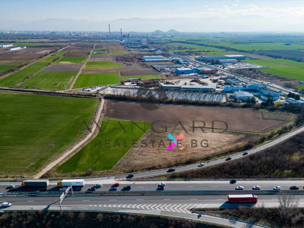 ПРОМИШЛЕН ПАРЦЕЛ С ВИЗА ЗА СТРОЕЖ ДО АМ ТРАКИЯ!!!