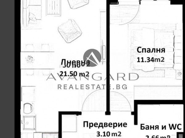 TWO-ROOM apartment / Komatevo