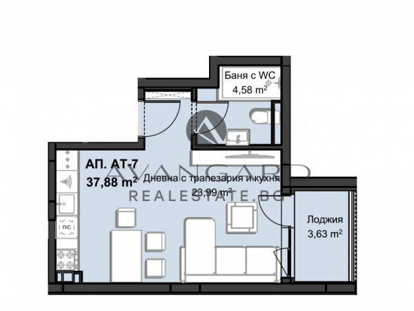 One bedroom in front of act 14