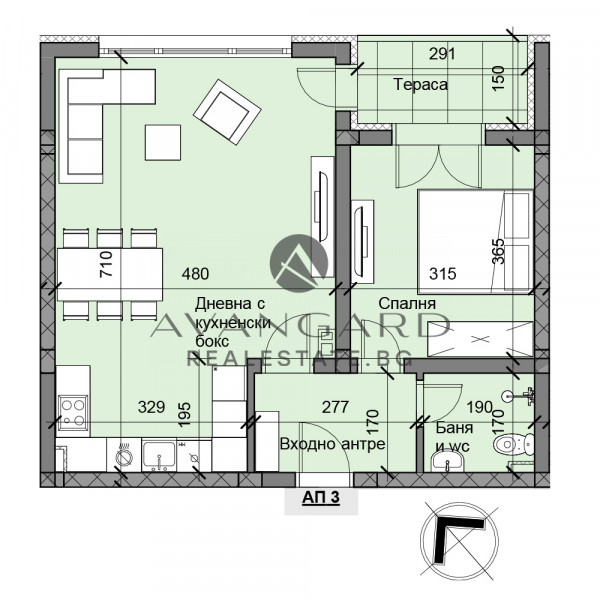 BARGAINFUL! SPACIOUS TWO BEDROOM APARTMENT