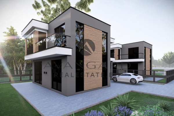 Separate house with yard + garage + two parking spaces