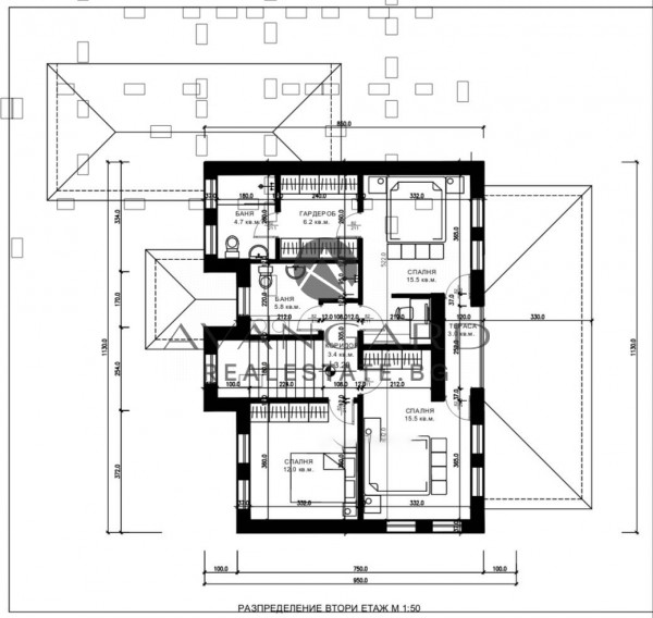 House with 500 sq.m. Yard