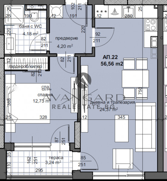 ACT 16 !!!  TWO-ROOM APARTMENT THRACIA!!!