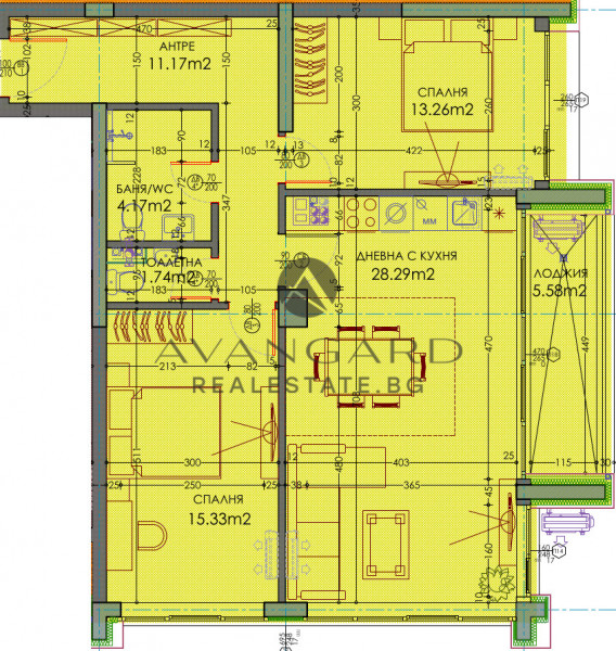 BEFORE ACT 14/ Three-room apartment / Thrace