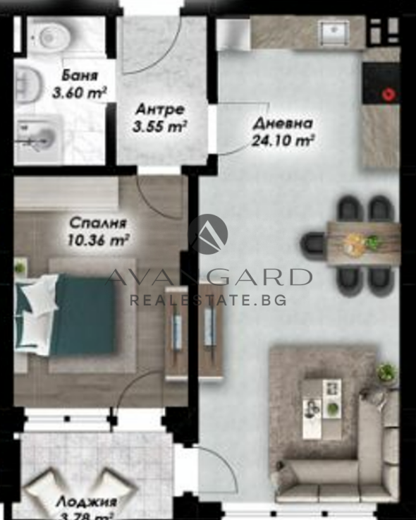 Two-room LUXURY BUILDING OSTROMILA