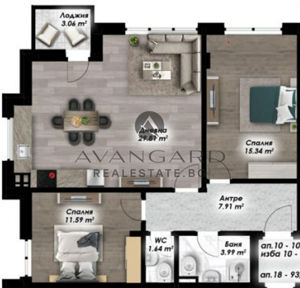 Three-room LUXURY BUILDING OSTROMILA