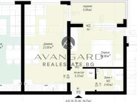 One -bedroom apartment / Belomorski