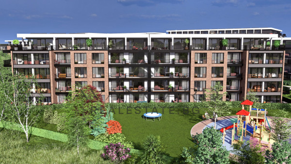 New buildings near Maritza river