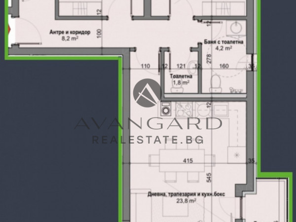 Three -bedroom with act14! Komatevo!