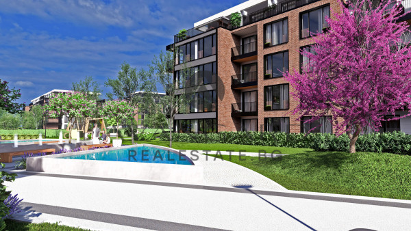 New buildings near Maritza river