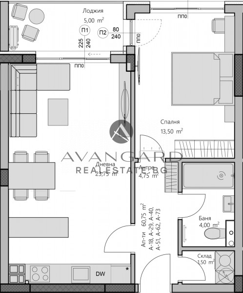 ТОП ЛОКАЦИЯ! Двустаен луксозна сграда