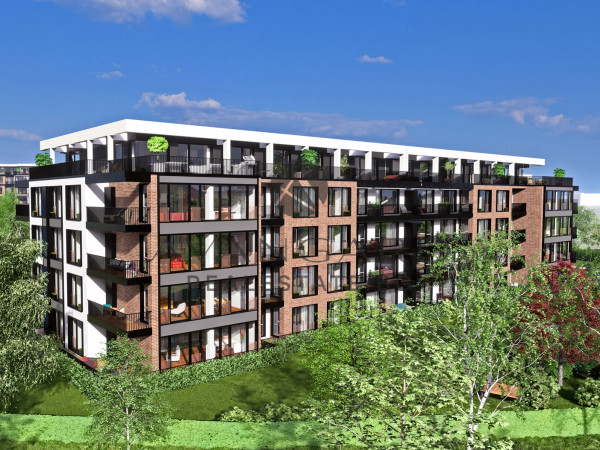 New buildings near Maritza river