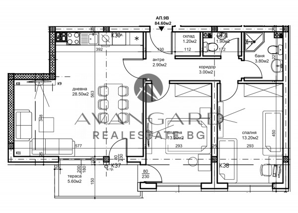 3-room apartment