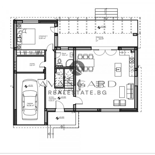 A separate two -storey house in front of act16