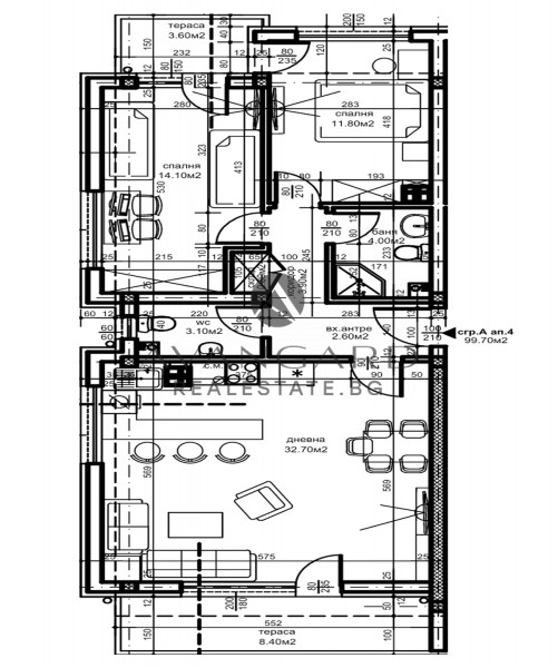 Three-room apartment
