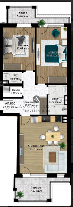 TOP THREE-ROOM BOUTIQUE BUILDING KYUCHUK PARIS